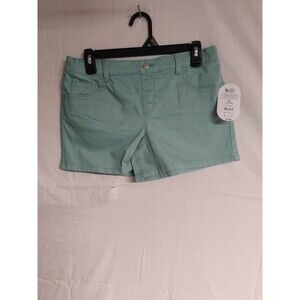 Wonder Nation Girls Size 14-16 Xl Seafoam Green 5 Pocket Shorts